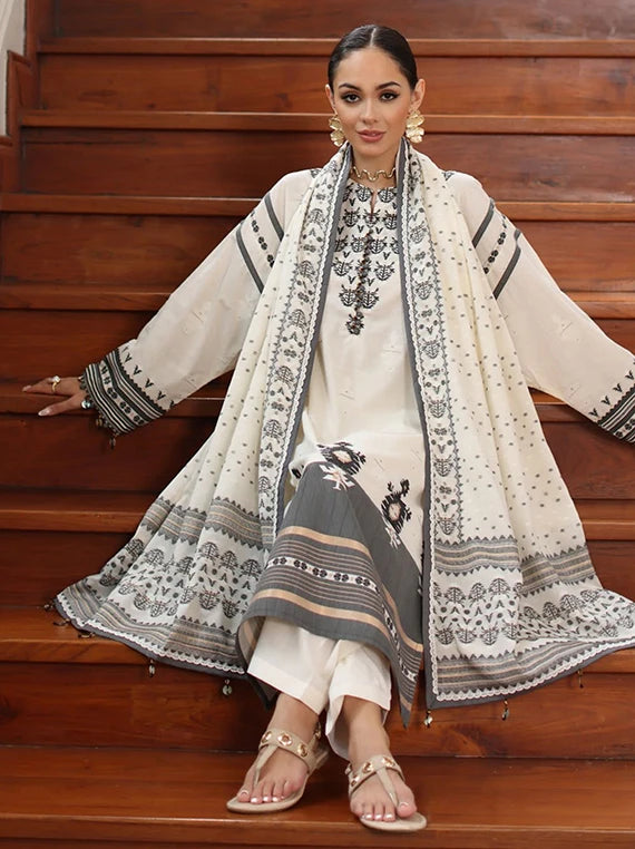 Gul Ahmed The Royal Embroidered Lawn Collection 2026 (MJ-62010)