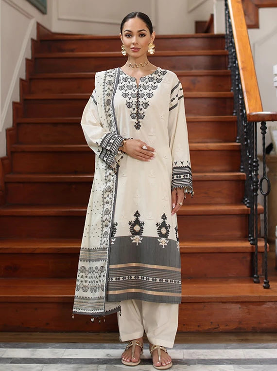 Gul Ahmed The Royal Embroidered Lawn Collection 2026 (MJ-62010)