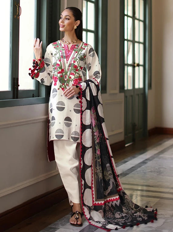Gul Ahmed The Royal Embroidered Lawn Collection 2026 (SP-62016)