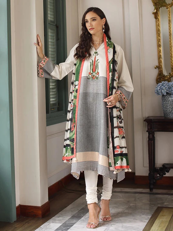 Gul Ahmed The Royal Embroidered Lawn Collection 2026 (SP-62017)