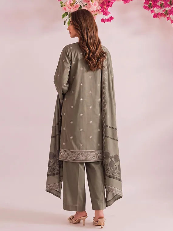 Gul Bano by Eleganza Unstitched Embroidered Winter Collection'26 V-119 (D-04)