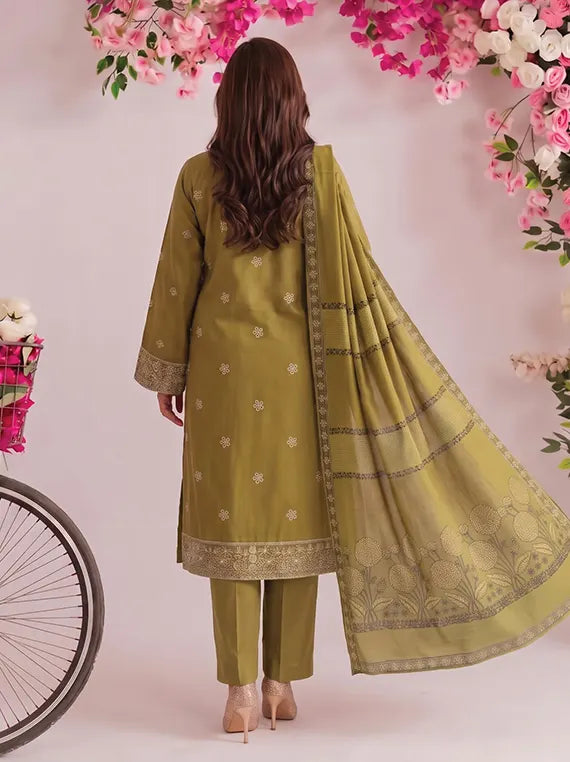 Gul Bano by Eleganza Unstitched Embroidered Winter Collection'26 V-119 (D-06)