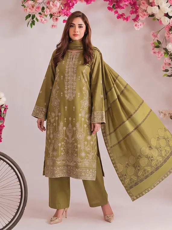 Gul Bano by Eleganza Unstitched Embroidered Winter Collection'26 V-119 (D-06)
