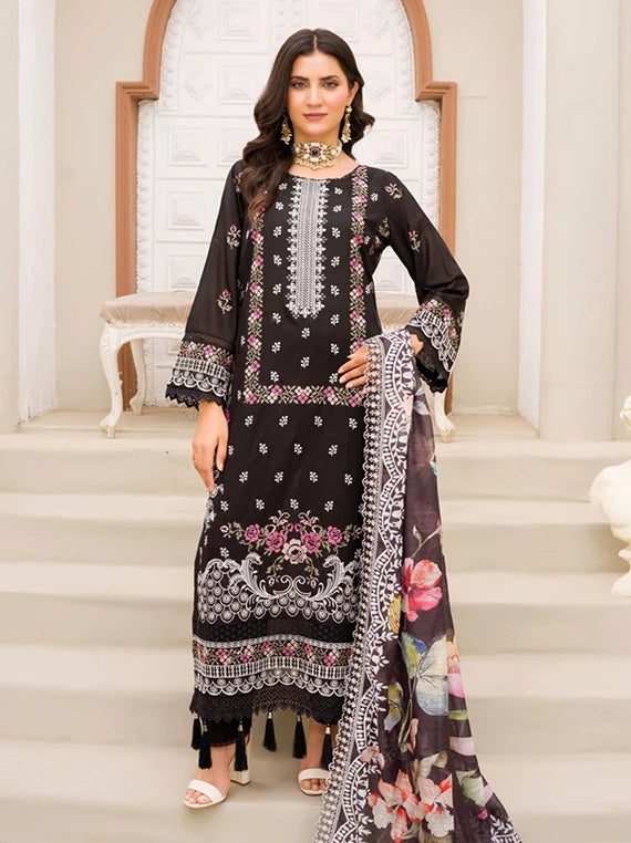 Gul Laila by Manizay Embroidered Lawn Collection 2026 (D-02)
