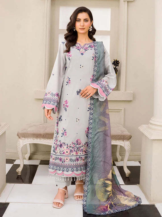 Gul Laila by Manizay Embroidered Lawn Collection 2026 (D-05)