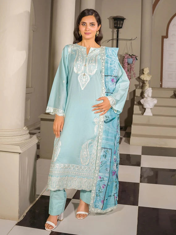 Gul Laila by Manizay Embroidered Lawn Collection 2026 (D-06)