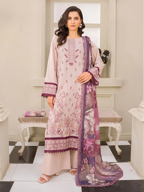 Gul Laila by Manizay Embroidered Lawn Collection 2026 (D-07)
