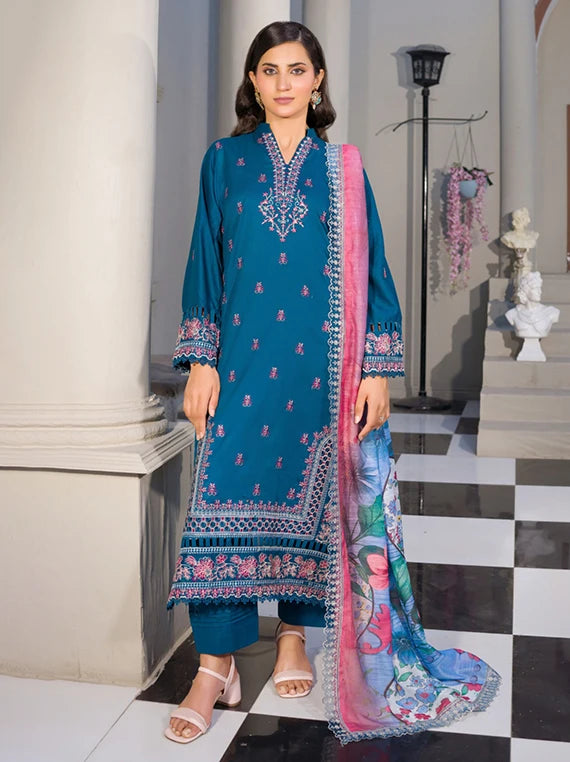 Gul Laila by Manizay Embroidered Lawn Collection 2026 (D-09)