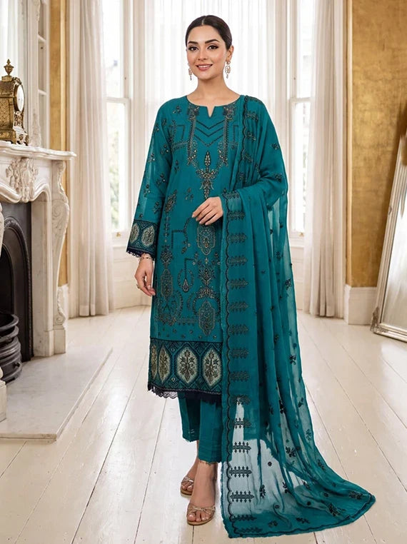 Gul Noor By Manizay Embroidered Karandi 2026 (D-05)