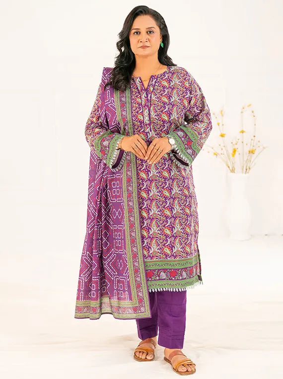 GulAhmed Printed Embroidered Khaddar Collection 2026 (K-52112)