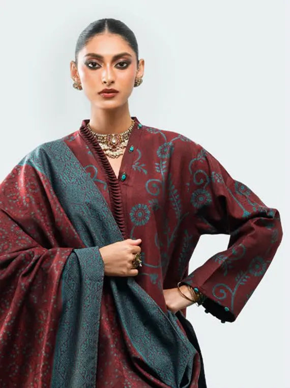 Gul Ahmed Jacquard Winter Collection 2025 (MJ-52051)