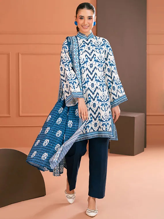Gul Ahmed Printed Linen Collection 2025 (LT52014)