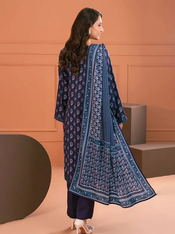 Gul Ahmed Printed Linen Collection 2025 (LT52032)