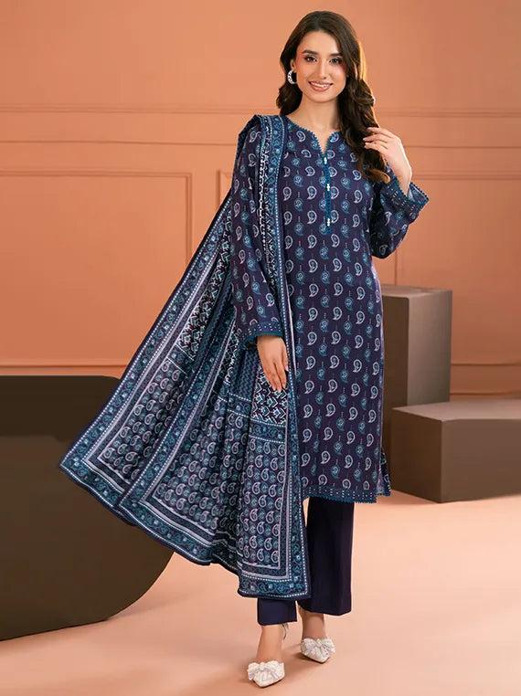 Gul Ahmed Printed Linen Collection 2025 (LT52032)