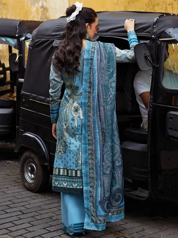 Gulaal Luxury Lawn Collection 2025 Vol-01 (03-Inayah)