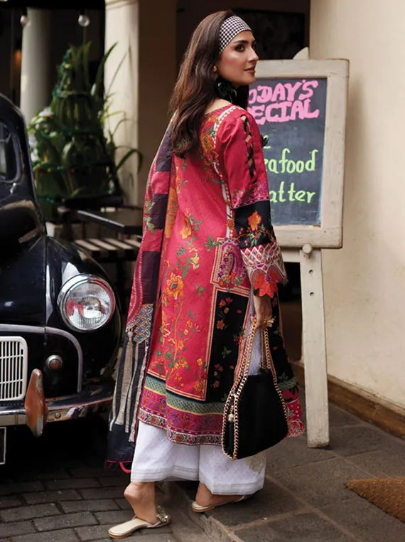 Gulaal Luxury Lawn Collection 2025 Vol-01 (11-Amelia)