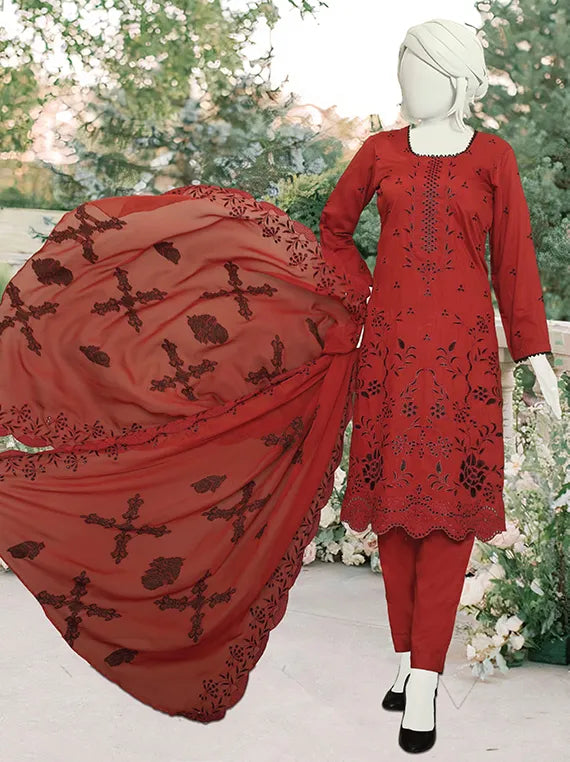 Gulaboo Embroidered Viscose Collection 2025 by ABC (D-01)