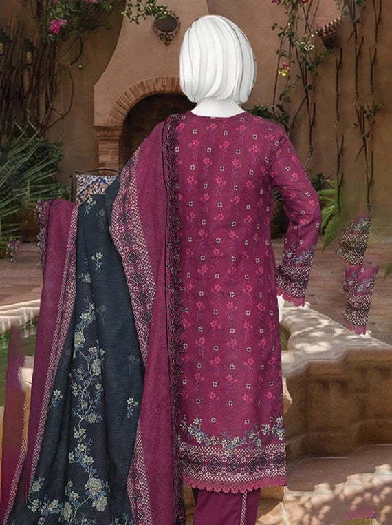HAREEM by ABC Fancy Zari Lawn Collection 2026 (D-03)