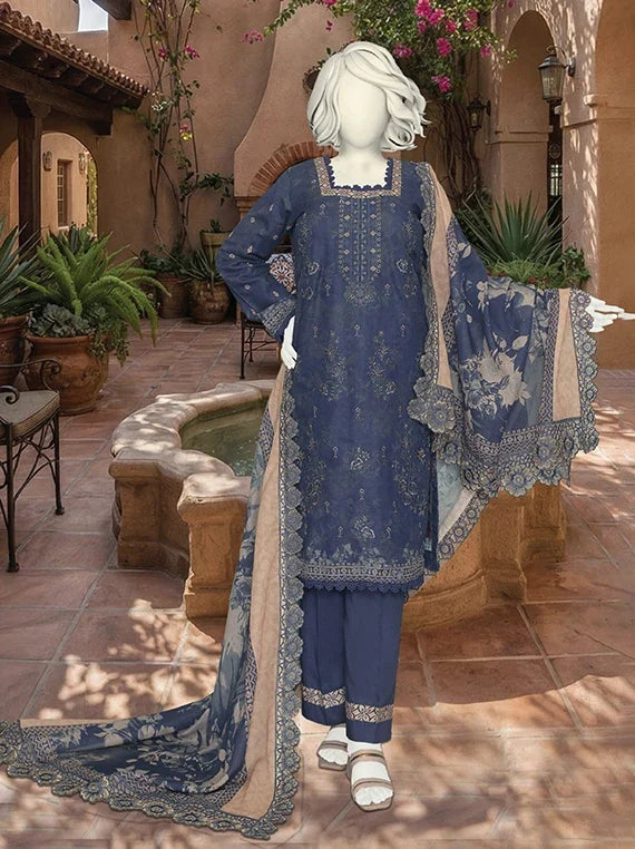 HAREEM by ABC Fancy Zari Lawn Collection 2026 (D-04)