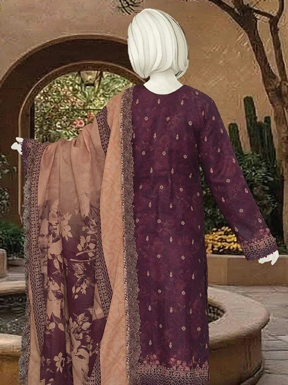 HAREEM by ABC Fancy Zari Lawn Collection 2026 (D-06)