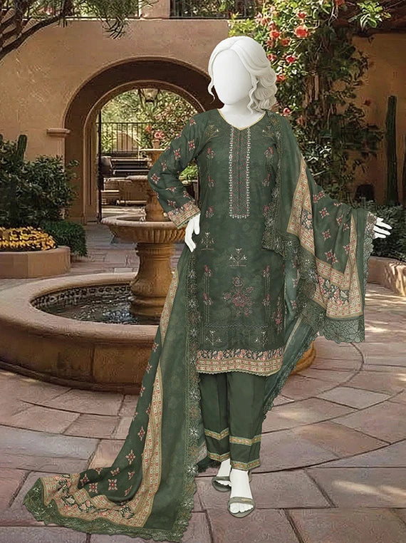 HAREEM by ABC Fancy Zari Lawn Collection 2026 (D-09)