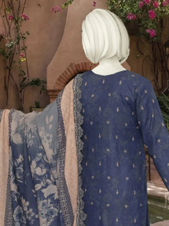 HAREEM Printed Embroidered Lawn Collection 2026 By ABC (D-04)