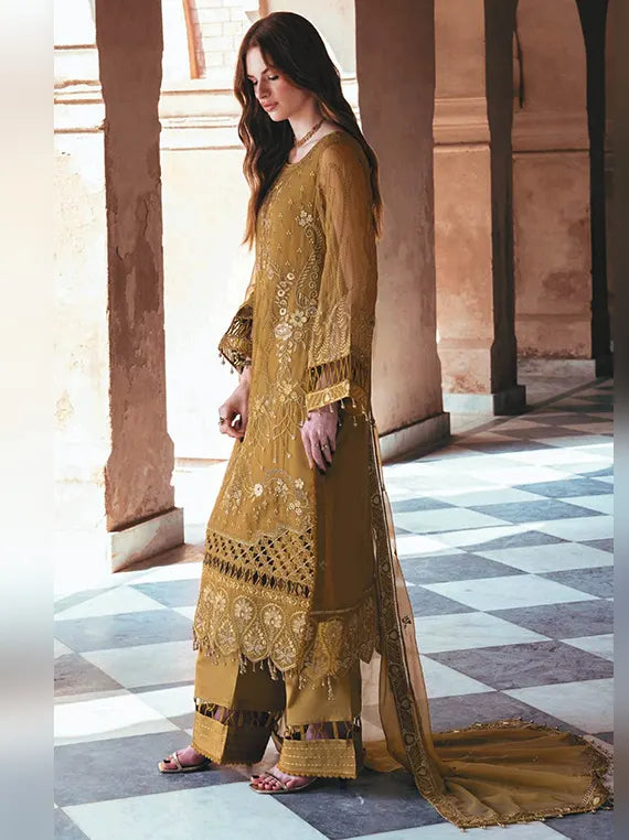 Hayat by Razab Unstitched Bamber Embroidered Chiffon Collection'26 (HYT-4059)