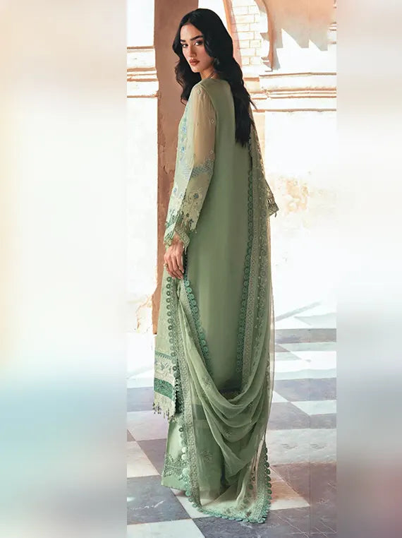 Hayat by Razab Unstitched Bamber Embroidered Chiffon Collection'26 (HYT-4060)