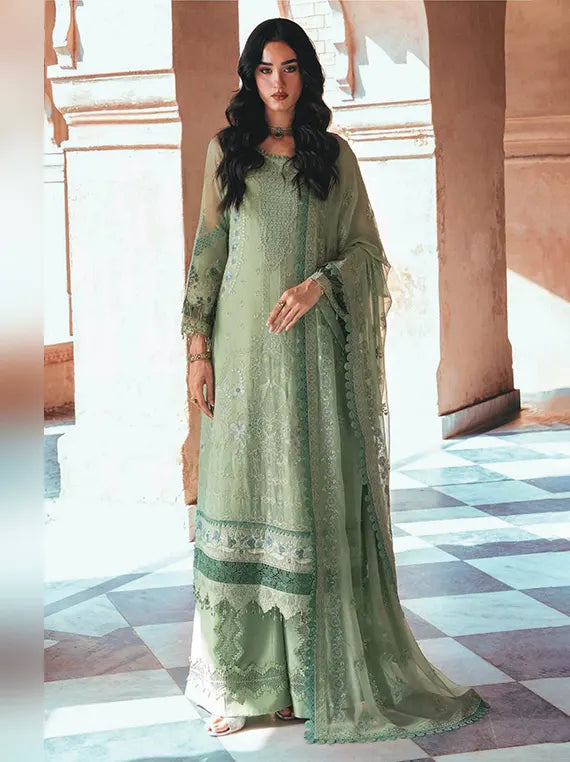 Hayat by Razab Unstitched Bamber Embroidered Chiffon Collection'26 (HYT-4060)