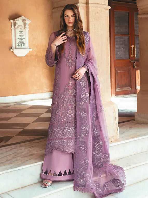 Hayat by Razab Unstitched Bamber Embroidered Chiffon Collection'26 (HYT-4063)