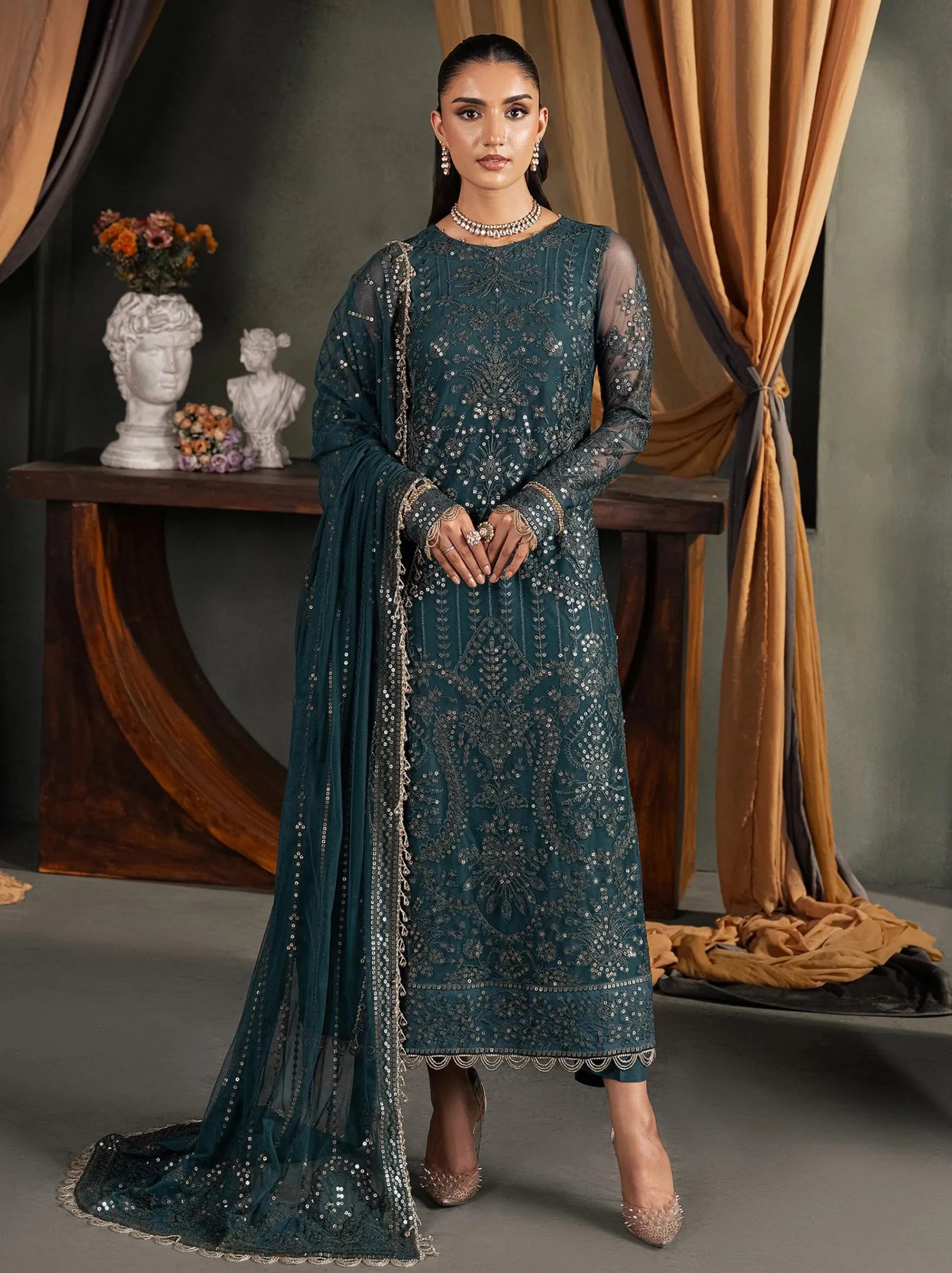 Heritage luxury Formal Collection 2024 By Zarif (04-ARHA)