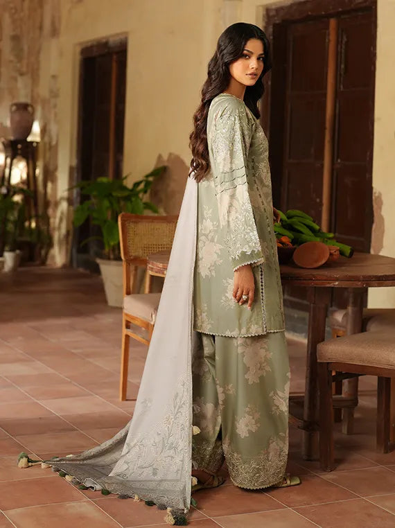 IZNIK Pre-Fall Embroidered Viscose Linen Collection 2025 (IPF-08)