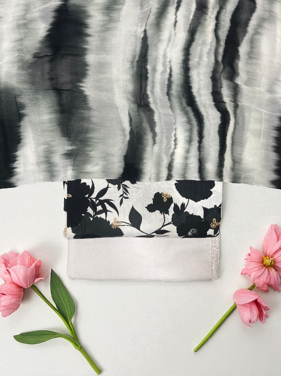 Icy Bloom Printed Embroidery Khaddar Edit25 (LL01-02)