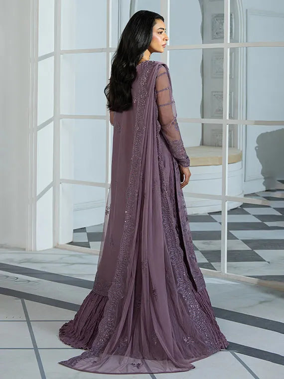 inara purple dress Lavender Georgette Polka Printed Maxi dress Design by Inara at Pernia's Pop  Up Shop 2026