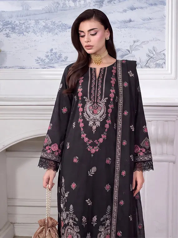 Inaya by Fantak Unstitched Dhanak Karandi Collection'26 V-550 (D-01)