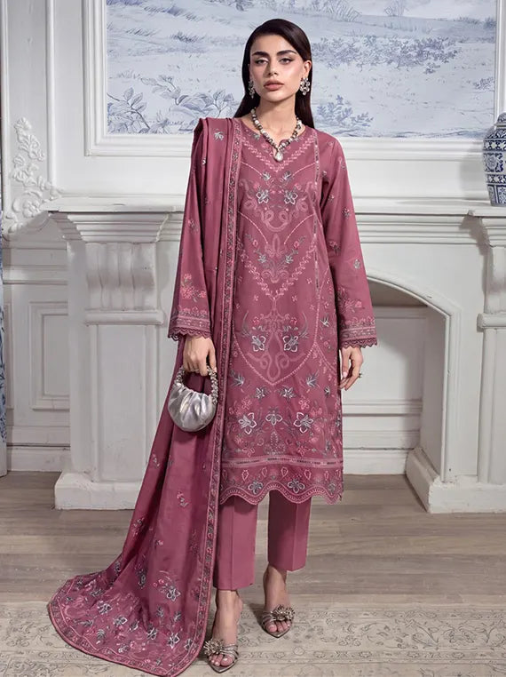 Inaya by Fantak Unstitched Dhanak Karandi Collection'26 V-550 (D-05)