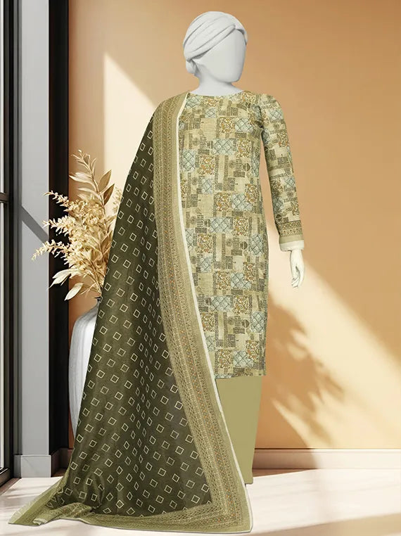 JHURMAT Printed Khaddar Zarri Collection 2025 Vol-09 by ABC (D-07)