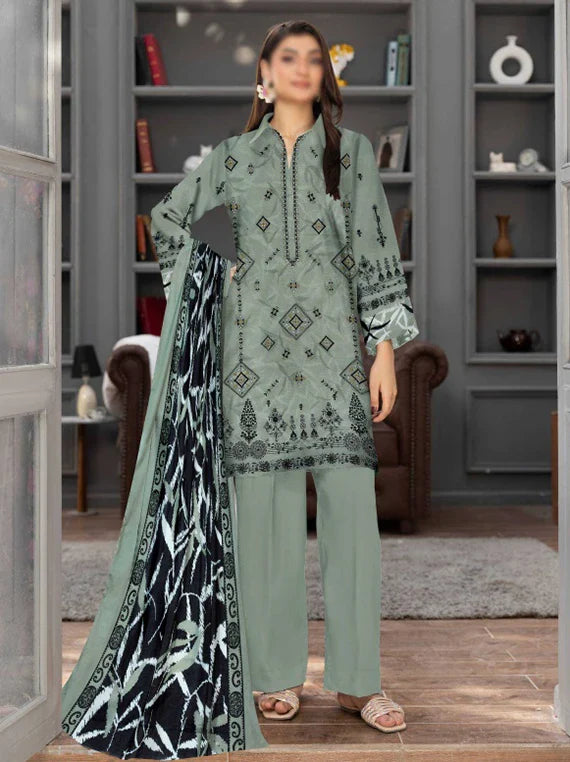 Jasmine By Fantak Printed Lawn Collection 2026 VOL-01 (D-03)