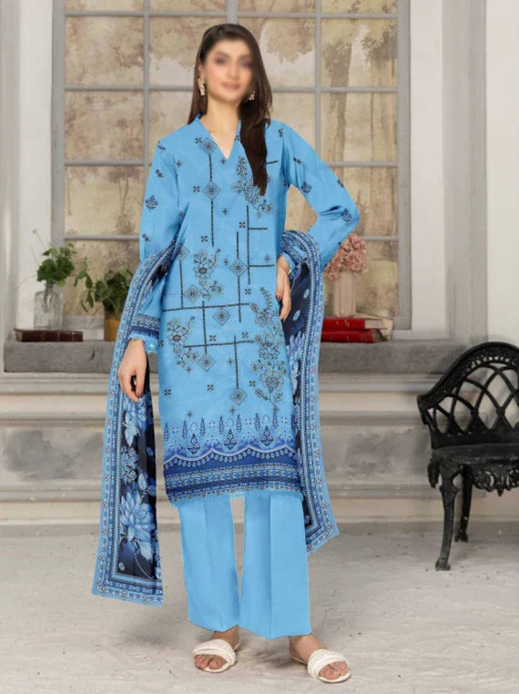 Jasmine By Fantak Printed Lawn Collection 2026 VOL-01 (D-08)