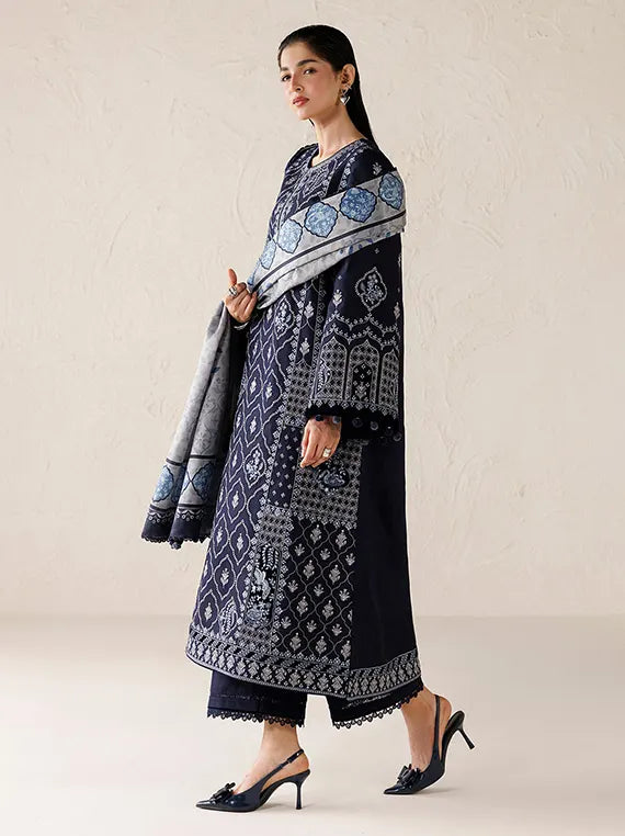 Jazmin Embroidered Khaddar Unstitched Winter'26 Drop-II (UW-0251)