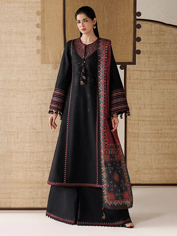 Jazmin Embroidered Khaddar Unstitched Winter'26 Drop-II (UW-0253)