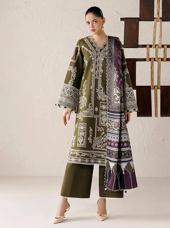Jazmin Embroidered Khaddar Unstitched Winter'26 Drop-II (UW-0271)