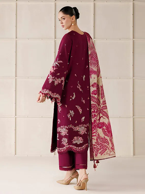 Jazmin Embroidered Khaddar Unstitched Winter'26 Drop-II (UW-0286)