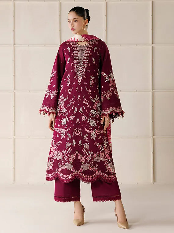 Jazmin Embroidered Khaddar Unstitched Winter'26 Drop-II (UW-0286)
