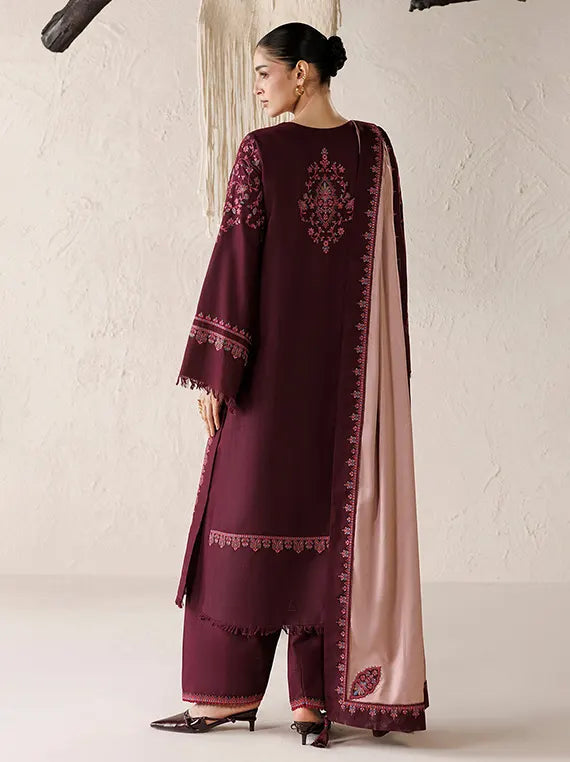 Jazmin Embroidered Khaddar Unstitched Winter'26 Drop-II (UW-0291)
