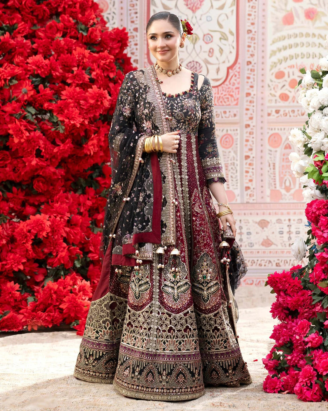 Jhoomro by Nureh Embroidered Chiffon Collection 2026 (NL-95)
