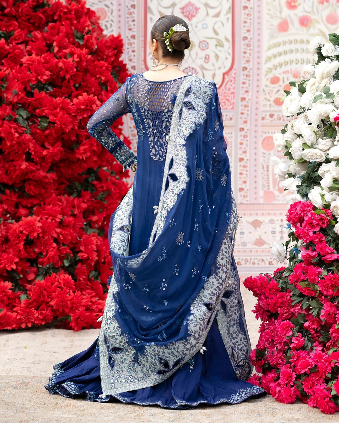 Jhoomro by Nureh Embroidered Chiffon Collection 2026 (NL-99)