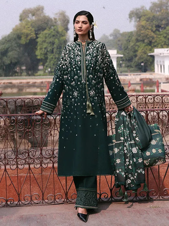 Jugnu Luxury Embroidered Khaddar Collection 2025 (Bita)