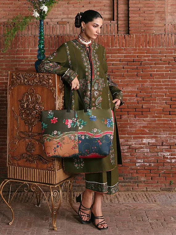 Jugnu Luxury Embroidered Khaddar Collection 2025 (Soni)