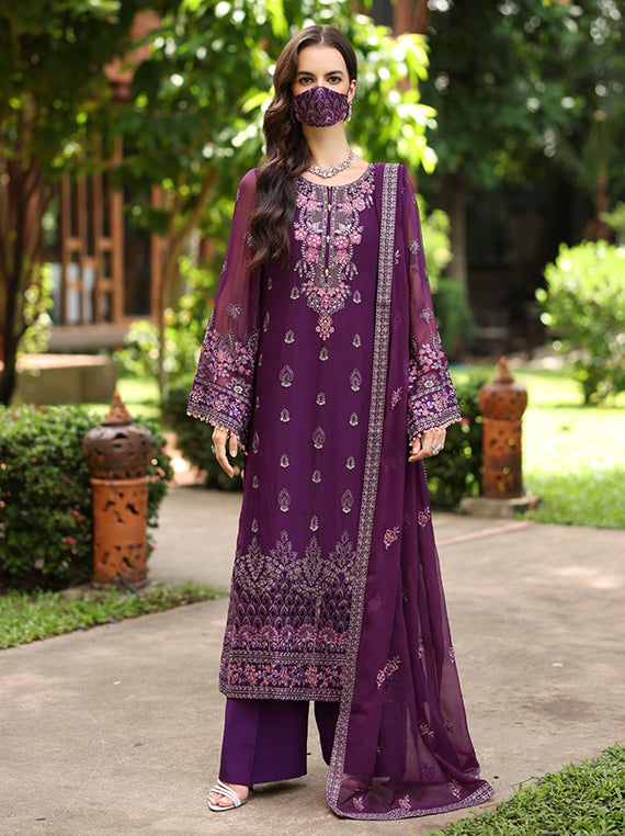 Flossie Festive Embroidered Unstitched Collection'26 (K-101)